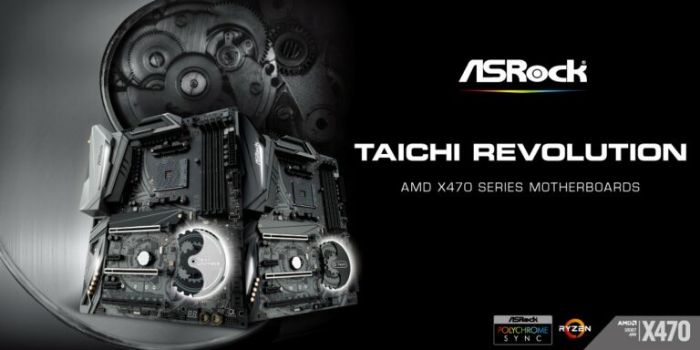 ASRock launches X470 chipset Taichi motherboards