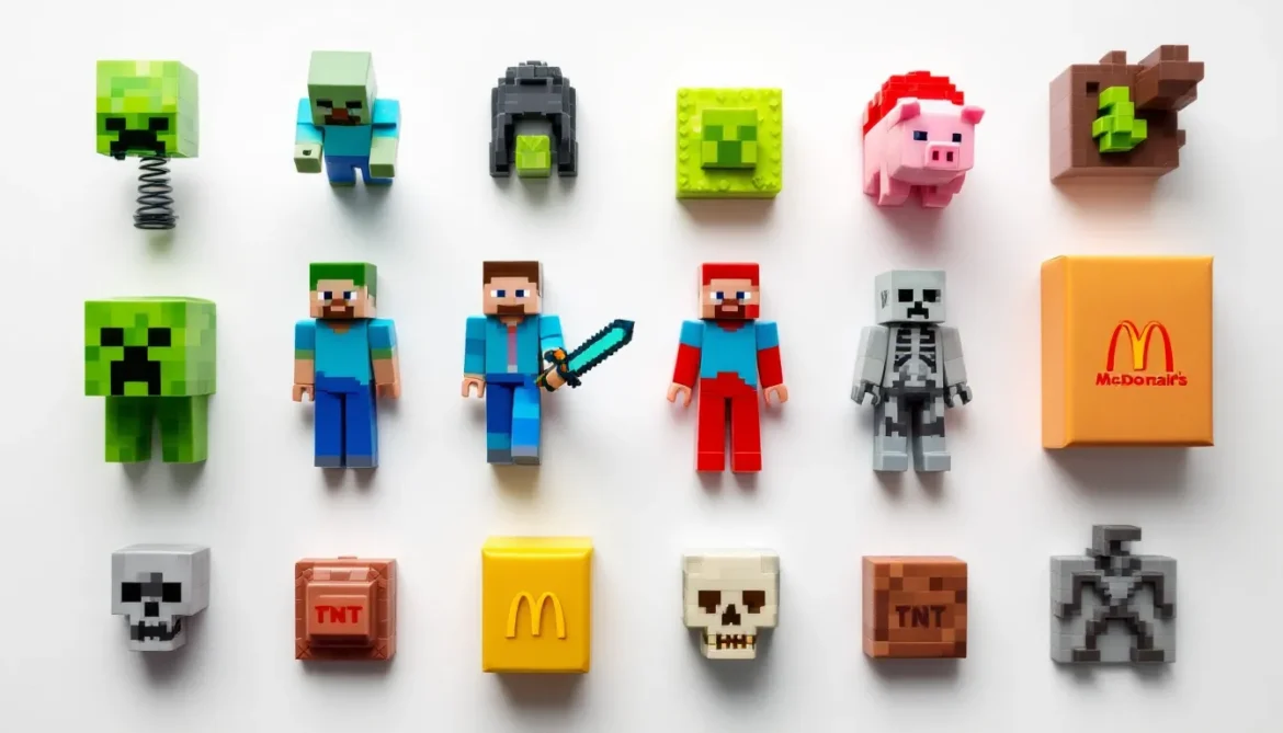 all minecraft mcdonalds toys